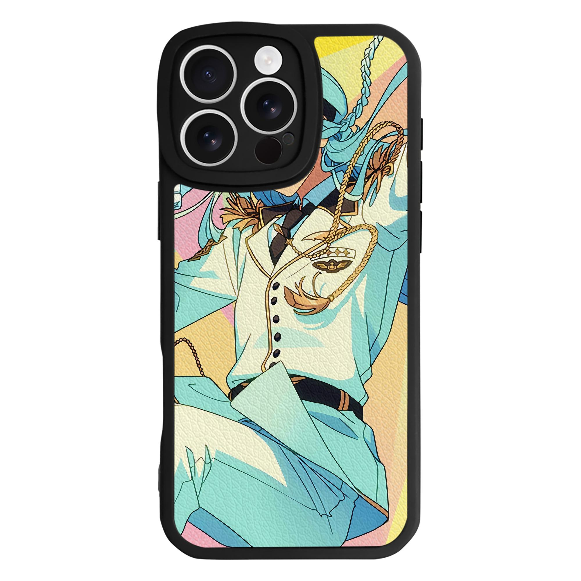 （画像用） あんさんぶるスターズ! Ensemble Stars 【iPhone 16シリーズ対応】シリコンスマホケース（レザー調） 材質：シリコン